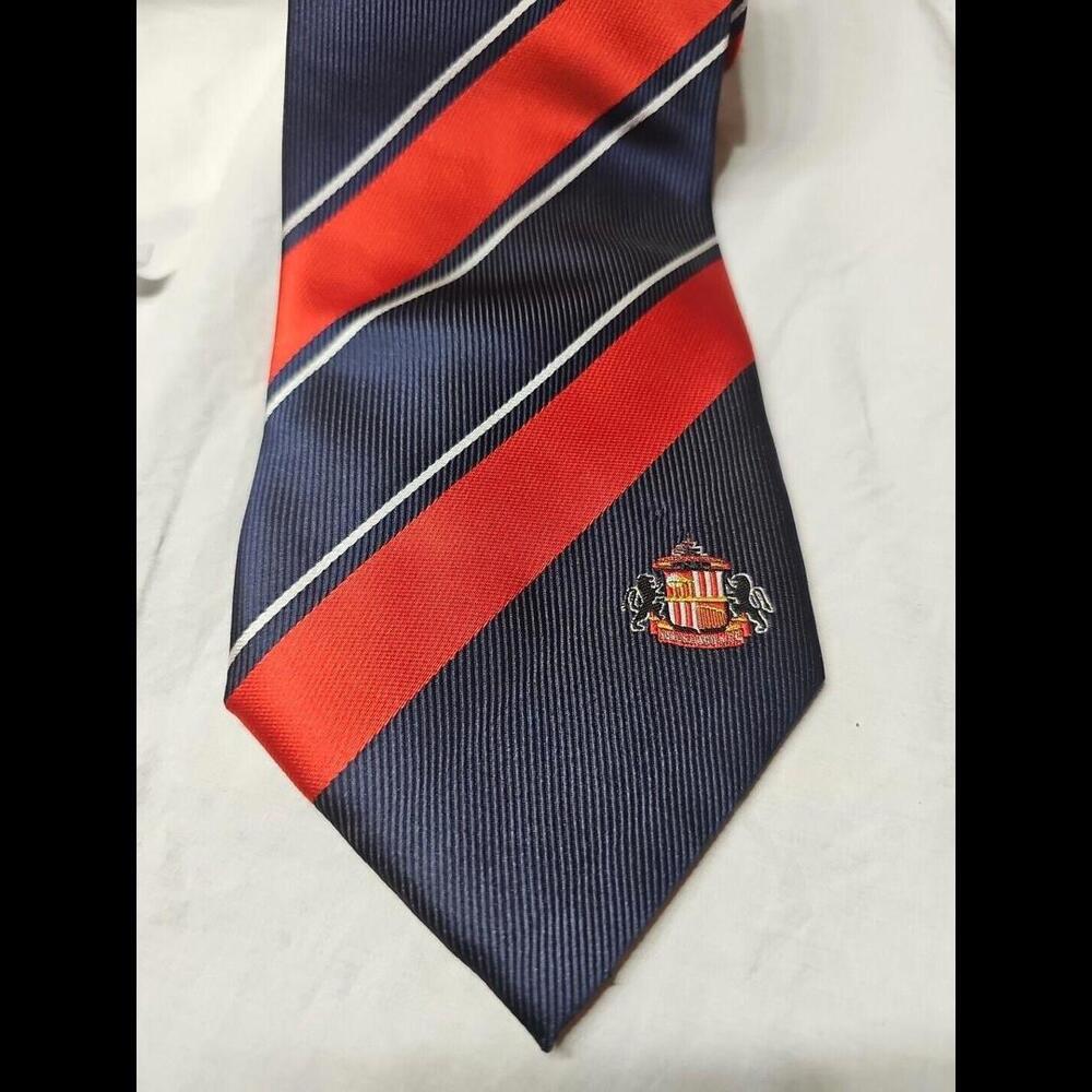 Sunderland AFC Crest Neck Tie, Official Merchandise, Hand Made 57in x 4in